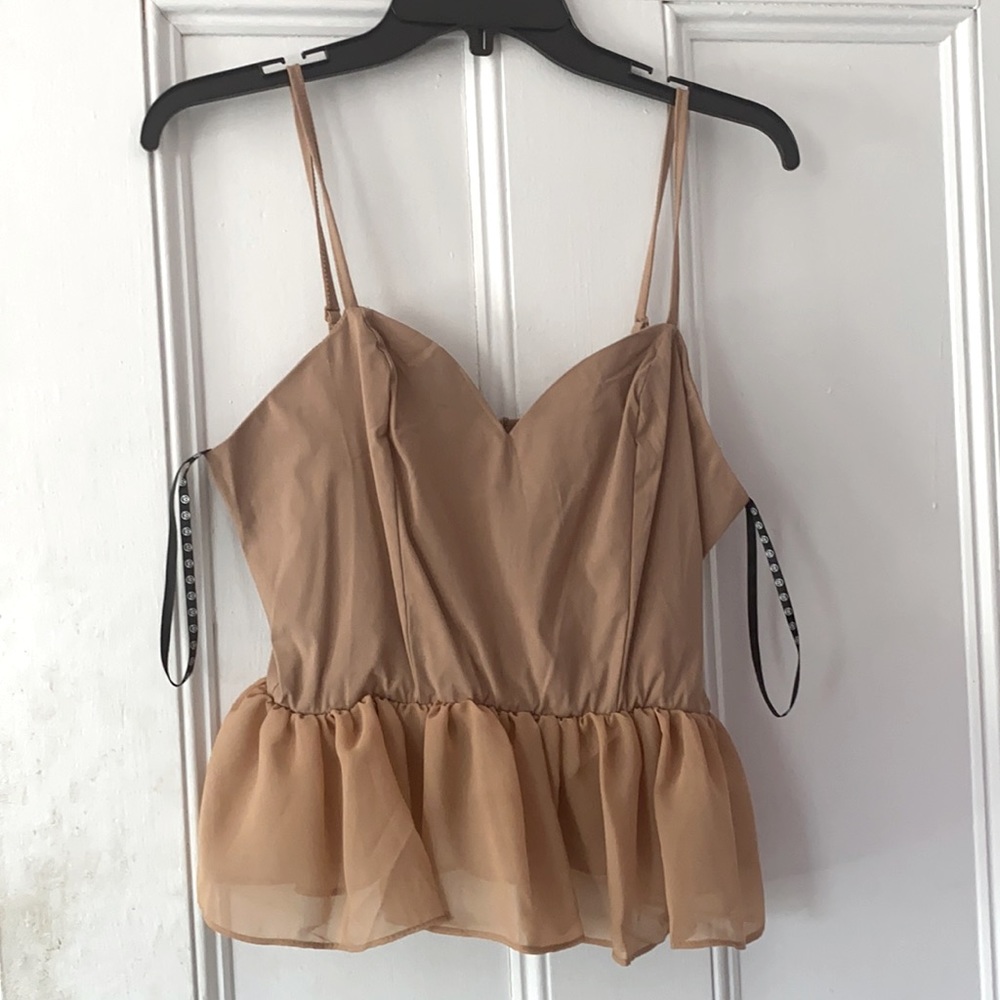 Misguided Ruffled Tank Top